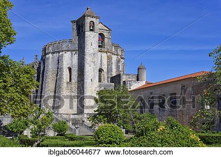 Castle and Convent of the Order of Christ, Tomar, Santarem district, Portugal, Europe View Large Photo Image Stock Photo - Castle and Convent of the Order of Christ, Tomar, Santarem district, Portugal, Europe. Fotosearch