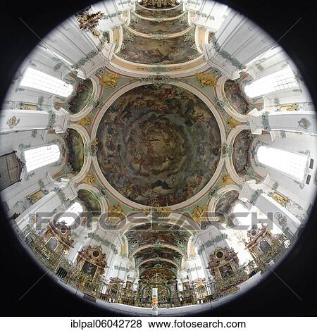 Cathedral, ceiling, interior view, Fisheye 360, St. Gallen, Canton St. Gallen, Switzerland, Europe View Large Photo Image Stock Photo - Cathedral, ceiling, interior view, Fisheye 360, St. Gallen, Canton St. Gallen, Switzerland, Europe. Fotosearch