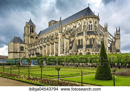 Cathedral Saint Etienne, UNESCO World Heritage, Bourges, Department Cher, Region Centre-Val de Loire, France, Europe View Large Photo Image Picture - Cathedral Saint Etienne, UNESCO World Heritage, Bourges, Department Cher, Region Centre-Val de Loire, France, Europe. Fotosearch