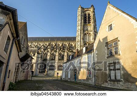 Cathedral Saint Etienne, UNESCO World Heritage, Bourges, Department Cher, Region Centre-Val de Loire, France, Europe View Large Photo Image Stock Image - Cathedral Saint Etienne, UNESCO World Heritage, Bourges, Department Cher, Region Centre-Val de Loire, France, Europe. Fotosearch