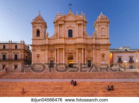 Cathedral San Nicolò, Noto, UNESO World Heritage Site, Vale di Noto, Province of Syracuse, Sicily, Italy, Europe View Large Photo Image Stock Photograph - Cathedral San Nicolò, Noto, UNESO World Heritage Site, Vale di Noto, Province of Syracuse, Sicily, Italy, Europe. Fotosearch
