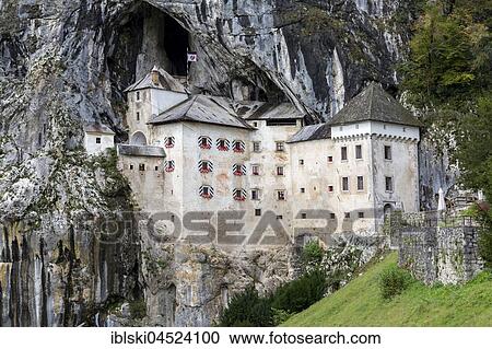 Cave castle Lueg, predjamski grad, Predjama, near Postojna, Slovenia, Europe View Large Photo Image Stock Image - Cave castle Lueg, predjamski grad, Predjama, near Postojna, Slovenia, Europe. Fotosearch