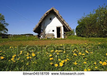Celtic house, historical village Landersdorf near Thalmässing, Altmuehltal natural preserve, Middle Franconia, Franconia, Bavaria, Germany, Europe View Large Photo Image Stock Photo - Celtic house, historical village Landersdorf near Thalmässing, Altmuehltal natural preserve, Middle Franconia, Franconia, Bavaria, Germany, Europe. Fotosearch