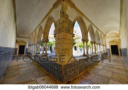 Cemetery cloister, Ambulatory, Castle and Convent of the Order of Christ, Tomar, Santarem district, Portugal, Europe View Large Photo Image Stock Photo - Cemetery cloister, Ambulatory, Castle and Convent of the Order of Christ, Tomar, Santarem district, Portugal, Europe. Fotosearch