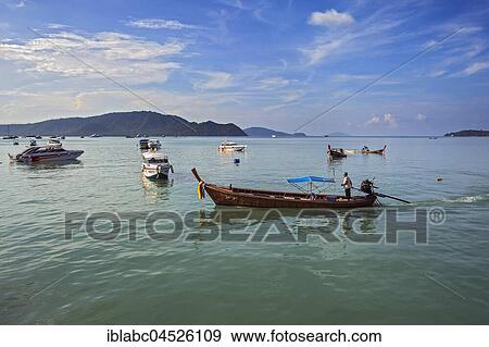 Chalong Bay, Phuket, Thailand, Asia View Large Photo Image Stock Photo - Chalong Bay, Phuket, Thailand, Asia. Fotosearch