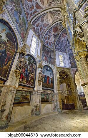 Charola, Templar round Church, Castle and Convent of the Order of Christ, Tomar, Santarem district, Portugal, Europe View Large Photo Image Stock Photo - Charola, Templar round Church, Castle and Convent of the Order of Christ, Tomar, Santarem district, Portugal, Europe. Fotosearch