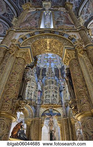 Stock Photography - Charola, Templar round Church, Castle and Convent of the Order of Christ, Tomar, Santarem district, Portugal, Europe. Fotosearch