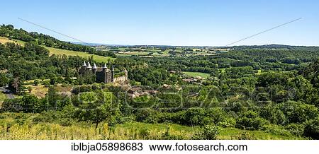 Chateau du Sailhant, Andelat village, Planeze of Saint Flour in background, Andelat village, Cantal department, Auvergne-Rhone-Alpes, France, Europe View Large Photo Image Stock Image - Chateau du Sailhant, Andelat village, Planeze of Saint Flour in background, Andelat village, Cantal department, Auvergne-Rhone-Alpes, France, Europe. Fotosearch