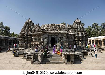 Stock Image - Chennakesava Temple or Keshava Temple, Somanathapura or Somnathpur, Karnataka, India, Asia. Fotosearch
