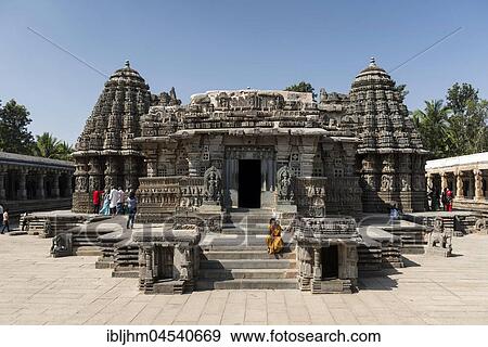 Stock Photo - Chennakesava Temple or Keshava Temple, Somanathapura or Somnathpur, Karnataka, India, Asia. Fotosearch