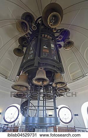 Chimes in the dome, French cathedral at the Gendarmenmarkt, Berlin-Mitte, Berlin, Germany, Europe View Large Photo Image Stock Image - Chimes in the dome, French cathedral at the Gendarmenmarkt, Berlin-Mitte, Berlin, Germany, Europe. Fotosearch