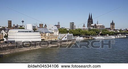 Chocolate museum, cathedral, church Groß St. Martin, Rhine bank, Cologne, North Rhine-Westphalia, Germany, Europe View Large Photo Image Stock Photograph - Chocolate museum, cathedral, church Groß St. Martin, Rhine bank, Cologne, North Rhine-Westphalia, Germany, Europe. Fotosearch