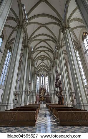 Church nave and chancel, Holy Cross Church, Giesing, Munich, Bavaria, Germany, Europe View Large Photo Image Stock Photo - Church nave and chancel, Holy Cross Church, Giesing, Munich, Bavaria, Germany, Europe. Fotosearch