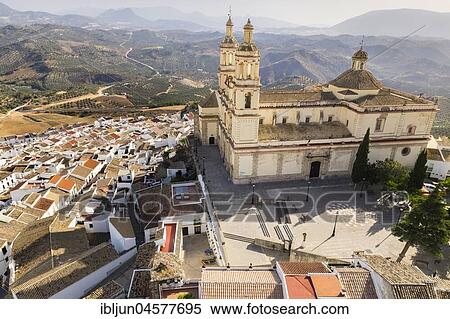 Church of La Encarnación, white village, Olvera, province of Cadiz, Andalusia, Spain, Europe View Large Photo Image Stock Photography - Church of La Encarnación, white village, Olvera, province of Cadiz, Andalusia, Spain, Europe. Fotosearch