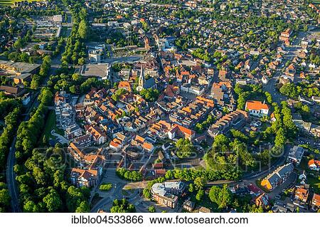 City center Werne, aerial view, Werne, Ruhr area, North Rhine-Westphalia, Germany, Europe View Large Photo Image Stock Photograph - City center Werne, aerial view, Werne, Ruhr area, North Rhine-Westphalia, Germany, Europe. Fotosearch