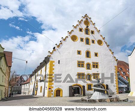 City Hall Klösterle, Old Town, Nördlingen, Swabia, Bavaria, Germany, Europe View Large Photo Image Stock Photo - City Hall Klösterle, Old Town, Nördlingen, Swabia, Bavaria, Germany, Europe. Fotosearch
