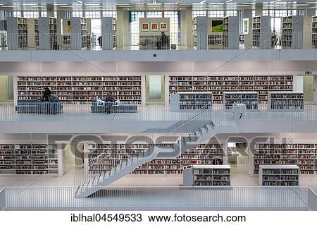 City Library, Interior, Stuttgart, Baden-Württemberg, Germany, Europe View Large Photo Image Stock Image - City Library, Interior, Stuttgart, Baden-Württemberg, Germany, Europe. Fotosearch