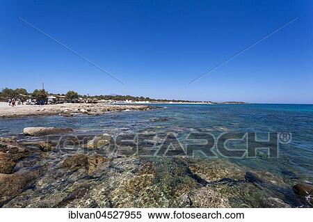 Stock Photography - Coast, Chrissi Island, Greece, Europe. Fotosearch