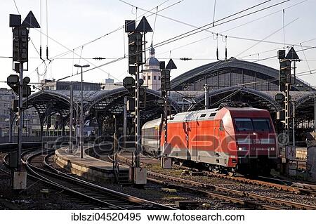 Cologne Central Station, Cologne, Rhineland, North Rhine-Westphalia, Germany, Europe View Large Photo Image Stock Photography - Cologne Central Station, Cologne, Rhineland, North Rhine-Westphalia, Germany, Europe. Fotosearch