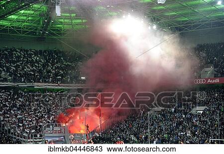 Cologne fans with pyrotechnics, football stadium, Borussia-Park, Mönchengladbach, North Rhine-Westphalia, Germany, Europe View Large Photo Image Stock Image - Cologne fans with pyrotechnics, football stadium, Borussia-Park, Mönchengladbach, North Rhine-Westphalia, Germany, Europe. Fotosearch