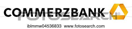 Stock Image - Commerzbank, company logo, German major bank, DAX 30 companies. Fotosearch