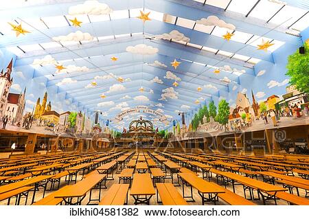 Construction of Hacker Bräu marquee, Oktoberfest 2017, Theresienwiese, Munich, Upper Bavaria, Bavaria, Germany, Europe View Large Photo Image Stock Image - Construction of Hacker Bräu marquee, Oktoberfest 2017, Theresienwiese, Munich, Upper Bavaria, Bavaria, Germany, Europe. Fotosearch