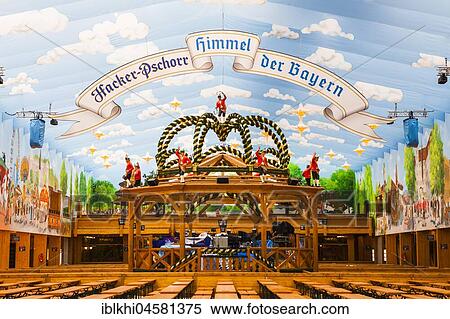 Construction of Hacker Bräu marquee, Oktoberfest 2017, Theresienwiese, Munich, Upper Bavaria, Bavaria, Germany, Europe View Large Photo Image Stock Photography - Construction of Hacker Bräu marquee, Oktoberfest 2017, Theresienwiese, Munich, Upper Bavaria, Bavaria, Germany, Europe. Fotosearch
