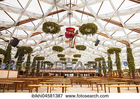 Construction of the Hofbräu marquee, Oktoberfest 2017, Theresienwiese, Munich, Upper Bavaria, Bavaria, Germany, Europe View Large Photo Image Stock Photo - Construction of the Hofbräu marquee, Oktoberfest 2017, Theresienwiese, Munich, Upper Bavaria, Bavaria, Germany, Europe. Fotosearch