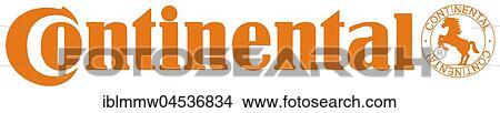 Picture - Continental, company logo, German company of the automotive supply industry, DAX 30 companies. Fotosearch