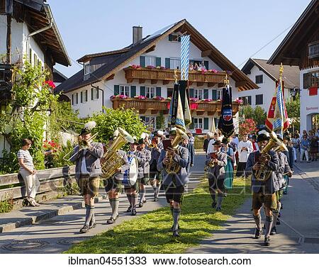 Corpus Christi procession, Seehausen am Staffelsee, The Blue Land, Upper Bavaria, Bavaria, Germany, Europe View Large Photo Image Stock Image - Corpus Christi procession, Seehausen am Staffelsee, The Blue Land, Upper Bavaria, Bavaria, Germany, Europe. Fotosearch