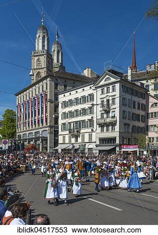 Costume parade of the guilds, Sechseläuten, Spring Festival, Zurich, Canton of Zurich, Switzerland, Europe View Large Photo Image Stock Image - Costume parade of the guilds, Sechseläuten, Spring Festival, Zurich, Canton of Zurich, Switzerland, Europe. Fotosearch