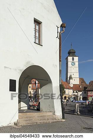 Council Tower and the House of the Arts, Sibiu, Romania, Europe View Large Photo Image Stock Image - Council Tower and the House of the Arts, Sibiu, Romania, Europe. Fotosearch