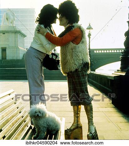 Couple in 70s outfit, platform shoes, England, Great Britain View Large Photo Image Picture - Couple in 70s outfit, platform shoes, England, Great Britain. Fotosearch