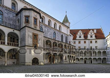 Courtyard, Renaissance Castle, Neuburg Castle, Upper Bavaria, Bavaria, Germany, Europe View Large Photo Image Stock Image - Courtyard, Renaissance Castle, Neuburg Castle, Upper Bavaria, Bavaria, Germany, Europe. Fotosearch