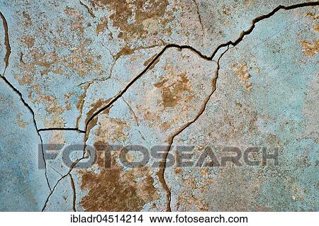 Cracks in a wall, house facade View Large Photo Image Picture - Cracks in a wall, house facade. Fotosearch