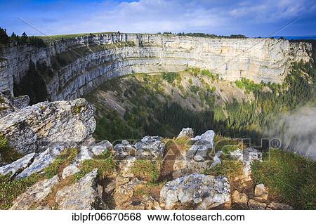 Creux du Van, Neuchâtel, Switzerland, Europe View Large Photo Image Stock Photo - Creux du Van, Neuchâtel, Switzerland, Europe. Fotosearch