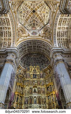 Crossing, dome, high altar, Renaissance, Monasterio de San Jerónimo, Granada, Andalusia, Spain, Europe View Large Photo Image Stock Image - Crossing, dome, high altar, Renaissance, Monasterio de San Jerónimo, Granada, Andalusia, Spain, Europe. Fotosearch