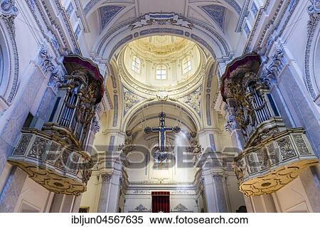 Crucifix, crossing, dome, basilica, Cathedral SS. Assunta, Piazza Armerina, Province of Enna, Sicily, Italy, Europe View Large Photo Image Stock Photography - Crucifix, crossing, dome, basilica, Cathedral SS. Assunta, Piazza Armerina, Province of Enna, Sicily, Italy, Europe. Fotosearch