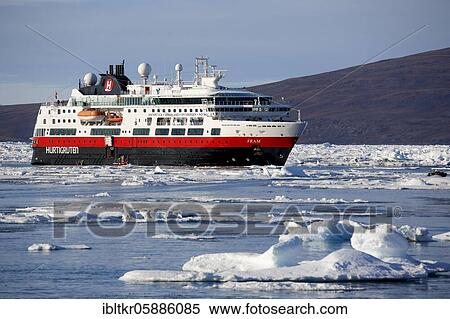 Cruise ship in ice field, east coast of Greenland, Denmark, Europe View Large Photo Image Stock Photography - Cruise ship in ice field, east coast of Greenland, Denmark, Europe. Fotosearch