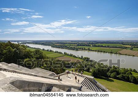 Danube, view from Walhalla, Donaustauf, Upper Palatinate, Bavaria, Germany, Europe View Large Photo Image Stock Photography - Danube, view from Walhalla, Donaustauf, Upper Palatinate, Bavaria, Germany, Europe. Fotosearch