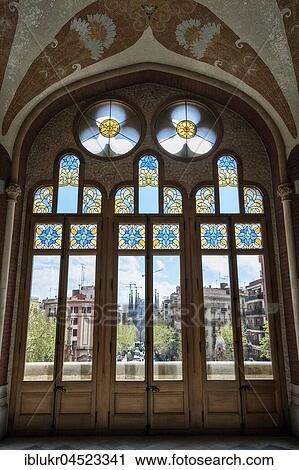 Decorative windows in the historic hospital complex Hospital de Sant Pau, view to La Sagrada Familia, Barcelona, Spain View Large Photo Image Stock Image - Decorative windows in the historic hospital complex Hospital de Sant Pau, view to La Sagrada Familia, Barcelona, Spain. Fotosearch