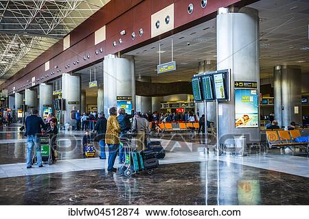 Departure lounge, Tenerife South Airport Reina Sofia, Tenerife, Canary Islands, Spain, Europe View Large Photo Image Picture - Departure lounge, Tenerife South Airport Reina Sofia, Tenerife, Canary Islands, Spain, Europe. Fotosearch