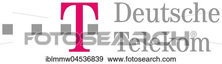 Stock Photo - Deutsche Telekom, company logo, telecommunications provider, DAX 30 companies. Fotosearch