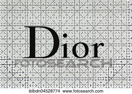 Picture - Dior shop logo, Suria KLCC shopping centre, Petronas twin towers, Kuala Lumpur, Malaysia, Asia. Fotosearch