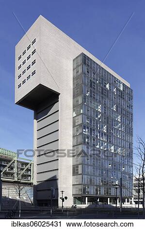 DOCK high-rise building, Düsseldorf Office Center Kaistraße, architect Jo Coenen, Media Harbour Düsseldorf, North Rhine-Westphalia, Germany, Europe View Large Photo Image Stock Image - DOCK high-rise building, Düsseldorf Office Center Kaistraße, architect Jo Coenen, Media Harbour Düsseldorf, North Rhine-Westphalia, Germany, Europe. Fotosearch