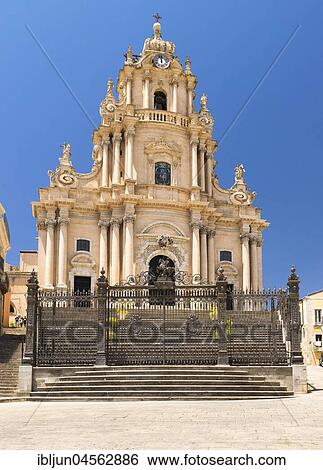 Dome San Giorgio, St. George's Cathedral, Ragusa Ibla, Ragusa, Ragusa, UNESCO World Heritage, Val di Noto, Ragusa Province, Sicily, Italy, Europe View Large Photo Image Stock Photograph - Dome San Giorgio, St. George's Cathedral, Ragusa Ibla, Ragusa, Ragusa, UNESCO World Heritage, Val di Noto, Ragusa Province, Sicily, Italy, Europe. Fotosearch