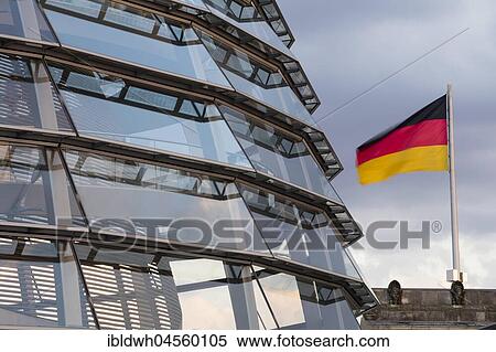 Dome with Germany flag, detail, Reichstag, government quarter, Berlin-Mitte, Berlin, Berlin, Germany, Europe View Large Photo Image Stock Photography - Dome with Germany flag, detail, Reichstag, government quarter, Berlin-Mitte, Berlin, Berlin, Germany, Europe. Fotosearch