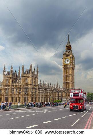 Double-decker bus, Westminster Bridge, Palace of Westminster, Houses of Parliament, Big Ben, City of Westminster, London, England, Great Britain View Large Photo Image Stock Photograph - Double-decker bus, Westminster Bridge, Palace of Westminster, Houses of Parliament, Big Ben, City of Westminster, London, England, Great Britain. Fotosearch