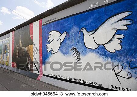 East Side Gallery, Wall Gallery, artist Rosemarie Schinzler, Berlin, Germany, Europe View Large Photo Image Stock Image - East Side Gallery, Wall Gallery, artist Rosemarie Schinzler, Berlin, Germany, Europe. Fotosearch