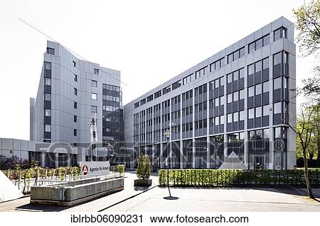 Stock Image - Employment Agency, Bielefeld, East Westphalia, North Rhine-Westphalia, Germany, Europe. Fotosearch